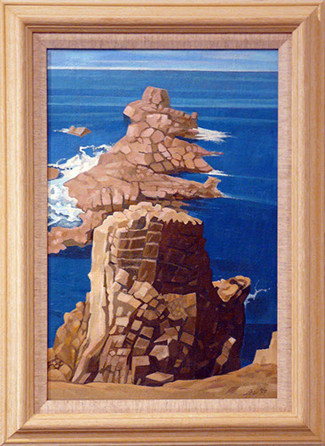 Rock Forms, Cornish Coast 1999&nbsp;&nbsp; -&nbsp; Sold