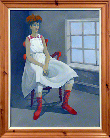 Portrait of Lucy oil on canvas 1984&nbsp;&nbsp; -&nbsp; Sold