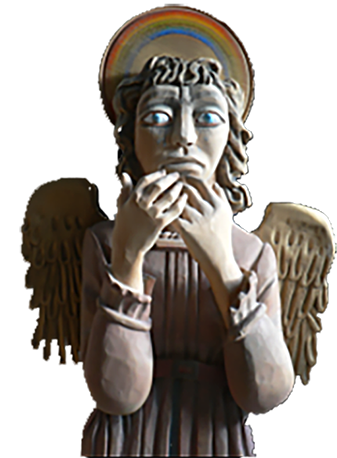 An image of the "Angel for Dresden" created by Robert H Lee