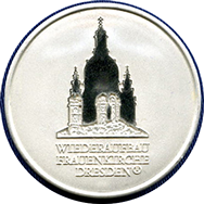 Side two of the medal presented by the city of Dresden to Robert H Lee