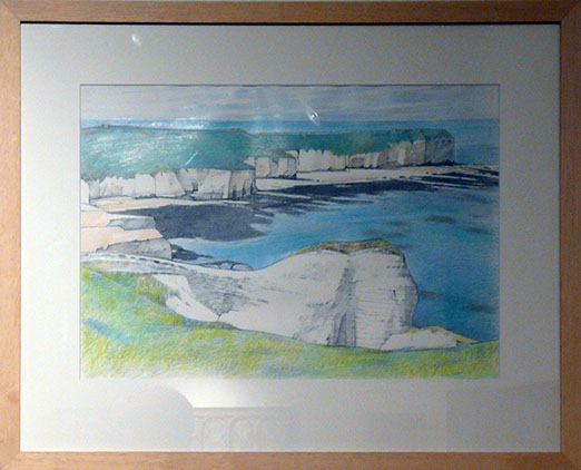 Sketch for South Landing Flamborough 1984&nbsp;&nbsp; -&nbsp; Sold